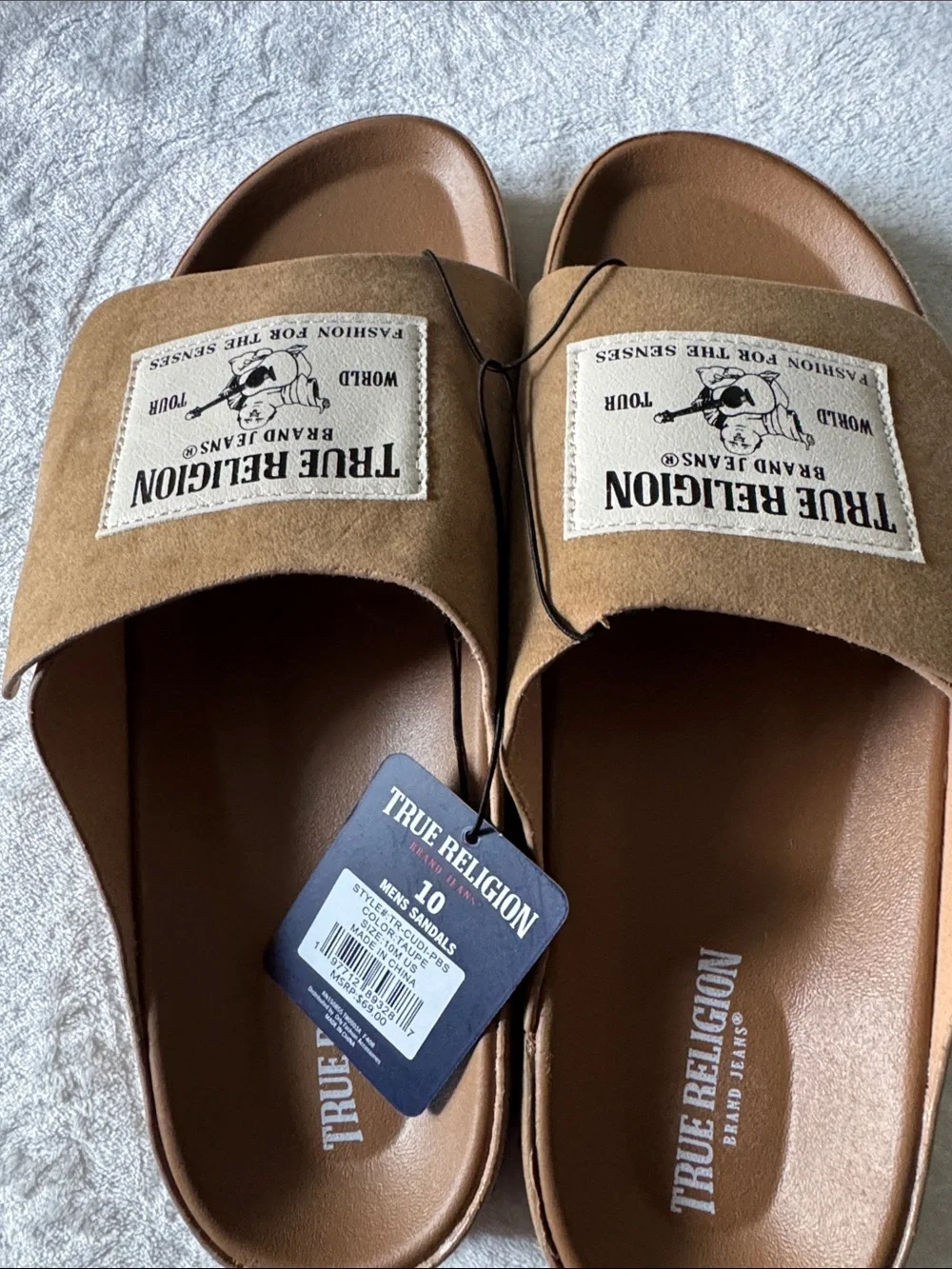 True Religion slip slides